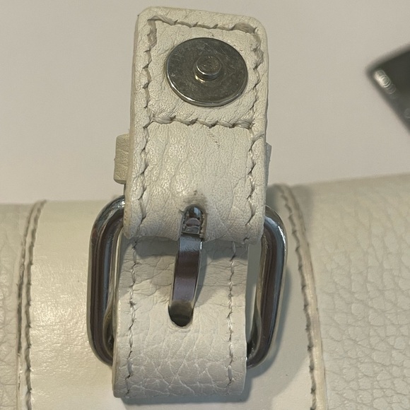 Burberry Classic Clutch Wristlet Bag in White main image 4